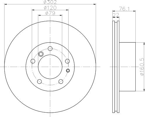 NF PARTS Тормозной диск NF1699230